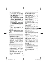 Preview for 103 page of HIKOKI DH 18DPC Handling Instructions Manual