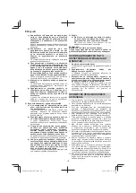 Preview for 112 page of HIKOKI DH 18DPC Handling Instructions Manual