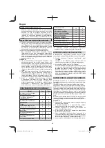 Preview for 136 page of HIKOKI DH 18DPC Handling Instructions Manual