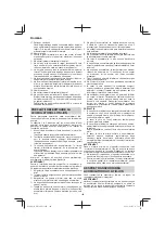 Preview for 160 page of HIKOKI DH 18DPC Handling Instructions Manual