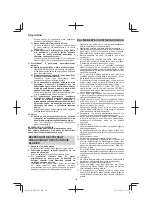 Preview for 178 page of HIKOKI DH 18DPC Handling Instructions Manual