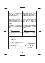 Preview for 222 page of HIKOKI DH 18DPC Handling Instructions Manual