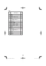 Предварительный просмотр 20 страницы HIKOKI DH 24PG Handling Instructions Manual