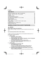 Предварительный просмотр 24 страницы HIKOKI DH 24PG Handling Instructions Manual