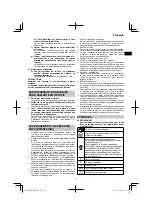 Preview for 11 page of HIKOKI DH 28PC Handling Instructions Manual