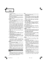 Preview for 14 page of HIKOKI DH 28PD Handling Instructions Manual