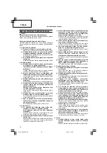 Preview for 60 page of HIKOKI DH 28PD Handling Instructions Manual