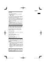 Preview for 5 page of HIKOKI DH 30PC2 Handling Instruction