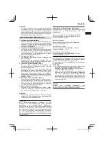 Preview for 9 page of HIKOKI DH 30PC2 Handling Instruction