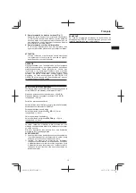 Предварительный просмотр 13 страницы HIKOKI DH 30PC2 Handling Instruction