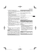 Preview for 21 page of HIKOKI DH 30PC2 Handling Instruction