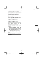 Предварительный просмотр 45 страницы HIKOKI DH 30PC2 Handling Instruction