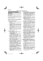 Preview for 46 page of HIKOKI DH 30PC2 Handling Instruction