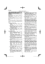 Preview for 58 page of HIKOKI DH 30PC2 Handling Instruction