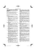 Предварительный просмотр 62 страницы HIKOKI DH 30PC2 Handling Instruction