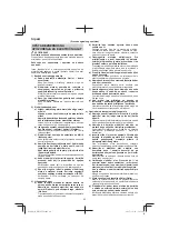 Preview for 82 page of HIKOKI DH 30PC2 Handling Instruction