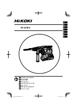 HIKOKI DH 36DPA Handling Instructions Manual preview