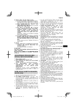 Preview for 115 page of HIKOKI DH 36DPE Handling Instructions Manual