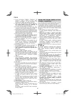 Preview for 138 page of HIKOKI DH 36DPE Handling Instructions Manual