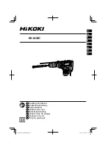 HIKOKI DH 40MC Handling Instructions Manual preview