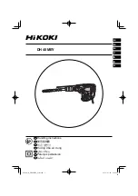 HIKOKI DH 40MEY Handling Instructions Manual preview