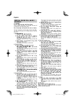 Предварительный просмотр 2 страницы HIKOKI DH 40MEY Handling Instructions Manual