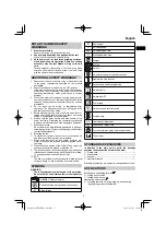 Preview for 3 page of HIKOKI DH 40MEY Handling Instructions Manual