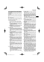 Preview for 13 page of HIKOKI DH 40MEY Handling Instructions Manual