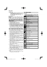 Preview for 14 page of HIKOKI DH 40MEY Handling Instructions Manual