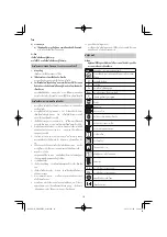 Preview for 18 page of HIKOKI DH 40MEY Handling Instructions Manual