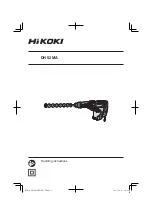 Предварительный просмотр 1 страницы HIKOKI DH 52MA Handling Instructions Manual