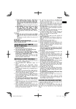 Preview for 3 page of HIKOKI DH14DSL Handling Instructions Manual