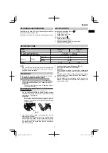 Preview for 5 page of HIKOKI DH14DSL Handling Instructions Manual