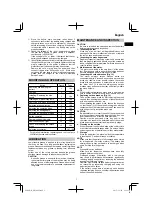 Preview for 7 page of HIKOKI DH14DSL Handling Instructions Manual