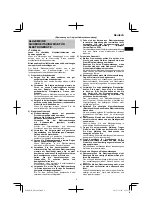 Preview for 9 page of HIKOKI DH14DSL Handling Instructions Manual