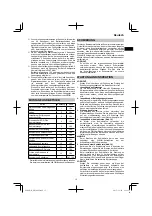 Preview for 15 page of HIKOKI DH14DSL Handling Instructions Manual