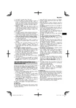 Preview for 43 page of HIKOKI DH14DSL Handling Instructions Manual