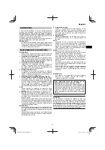 Preview for 47 page of HIKOKI DH14DSL Handling Instructions Manual