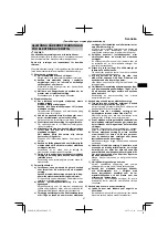 Preview for 57 page of HIKOKI DH14DSL Handling Instructions Manual