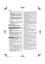 Preview for 58 page of HIKOKI DH14DSL Handling Instructions Manual