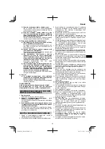 Preview for 65 page of HIKOKI DH14DSL Handling Instructions Manual