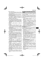 Preview for 87 page of HIKOKI DH14DSL Handling Instructions Manual