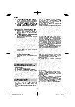 Preview for 102 page of HIKOKI DH14DSL Handling Instructions Manual