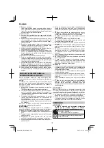 Preview for 124 page of HIKOKI DH14DSL Handling Instructions Manual