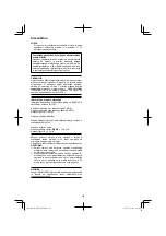 Preview for 136 page of HIKOKI DH14DSL Handling Instructions Manual