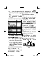 Preview for 11 page of HIKOKI DH18DPB Handling Instructions Manual