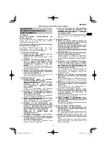 Preview for 15 page of HIKOKI DH18DPB Handling Instructions Manual