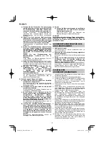 Preview for 16 page of HIKOKI DH18DPB Handling Instructions Manual