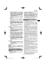 Preview for 53 page of HIKOKI DH18DPB Handling Instructions Manual