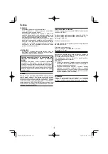 Preview for 142 page of HIKOKI DH18DPB Handling Instructions Manual